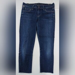Citizens of Humanity Jeans Womens 27 Blue Denim Ava Low Rise Straight Leg